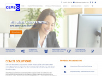 cemes-solutions.com Webseite Vorschau