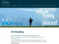 ig-hangflug.eu Webseite Vorschau