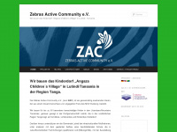 zac-ev.com Webseite Vorschau