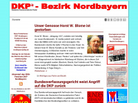 dkp-nordbayern.com Webseite Vorschau