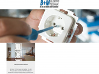 bm-elektro.de Webseite Vorschau