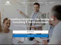 storytelling-mit-zahlen.de Webseite Vorschau