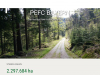 pefc-bayern.de Webseite Vorschau