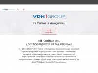 vdh-group.de Webseite Vorschau