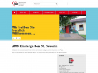 awo-kindergarten-stseverin.de Webseite Vorschau