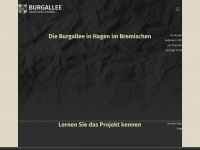 burgallee.de Webseite Vorschau