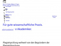 plagiatsgutachten.com Webseite Vorschau