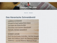 theologin-mueller.com Webseite Vorschau