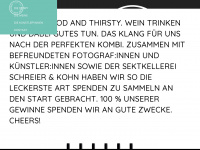 for-the-good-and-thirsty.de Webseite Vorschau