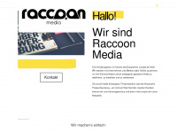 raccoon-media.de Webseite Vorschau