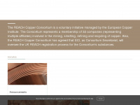 reach-copper-consortium.eu Webseite Vorschau