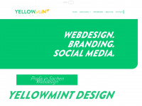 yellowmint-design.de Webseite Vorschau