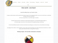 oneearth-oneheart.de Webseite Vorschau
