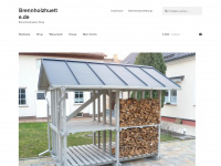 brennholzhuette.de Webseite Vorschau