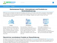 gartenwasser-portal.de Webseite Vorschau