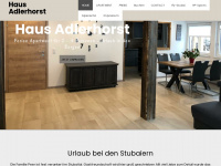 haus-adlerhorst.at Webseite Vorschau