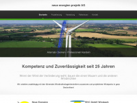 neue-energien.com Webseite Vorschau