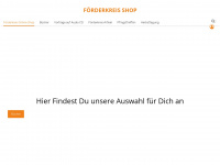 foerderkreis-shop.de Webseite Vorschau