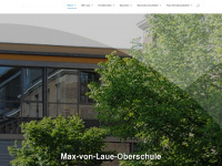 max-von-laue-oberschule.de Webseite Vorschau