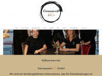 genusswerkundco.ch Webseite Vorschau