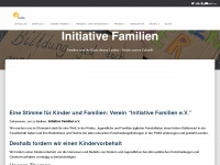 initiativefamilien.de Webseite Vorschau
