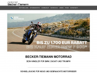 becker-tiemann-motorrad.de Webseite Vorschau