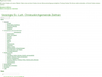 kirchgemeinde-zeithain.de Webseite Vorschau