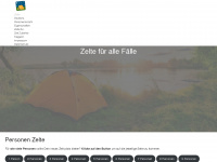 personen-zelt.de Webseite Vorschau
