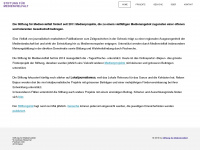 stiftung-medienvielfalt.ch Webseite Vorschau