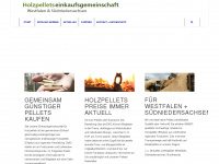 holzpelletseinkauf-westfalen-harz.de Webseite Vorschau
