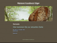 baeckereikonditoreihilger.wordpress.com Webseite Vorschau
