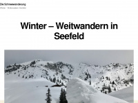 schneewanderung.com Webseite Vorschau
