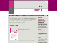 krimj.de Webseite Vorschau