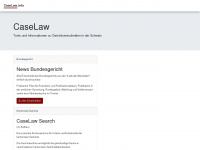 caselaw.info Webseite Vorschau
