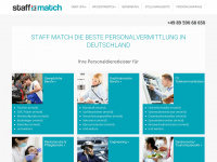 staff-match.de Webseite Vorschau