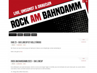 rock-am-bahndamm.de Webseite Vorschau