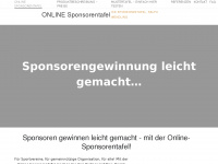 online-sponsorentafel.com Webseite Vorschau