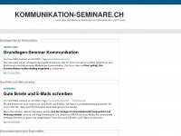 kommunikation-seminare.ch Webseite Vorschau