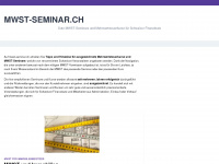 mwst-seminar.ch Webseite Vorschau