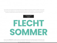 flecht-kultur-sommer.de Webseite Vorschau