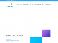asonor.ca Webseite Vorschau