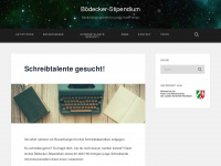 boedeckerstipendium.com Webseite Vorschau