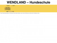 wendland-hundeschule.de Webseite Vorschau