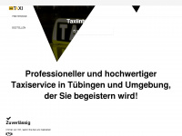 taxiintuebingen.de Webseite Vorschau