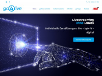 go4live.at Webseite Vorschau