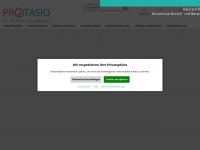 protasio.de Webseite Vorschau