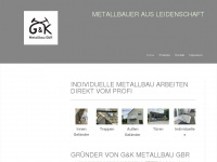 metallbau-gk.de Webseite Vorschau