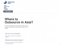outsourceasia.org Webseite Vorschau