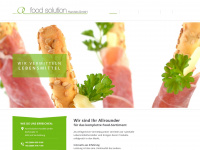 foodsolution.at Webseite Vorschau