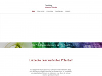 martina-fricke.com Webseite Vorschau